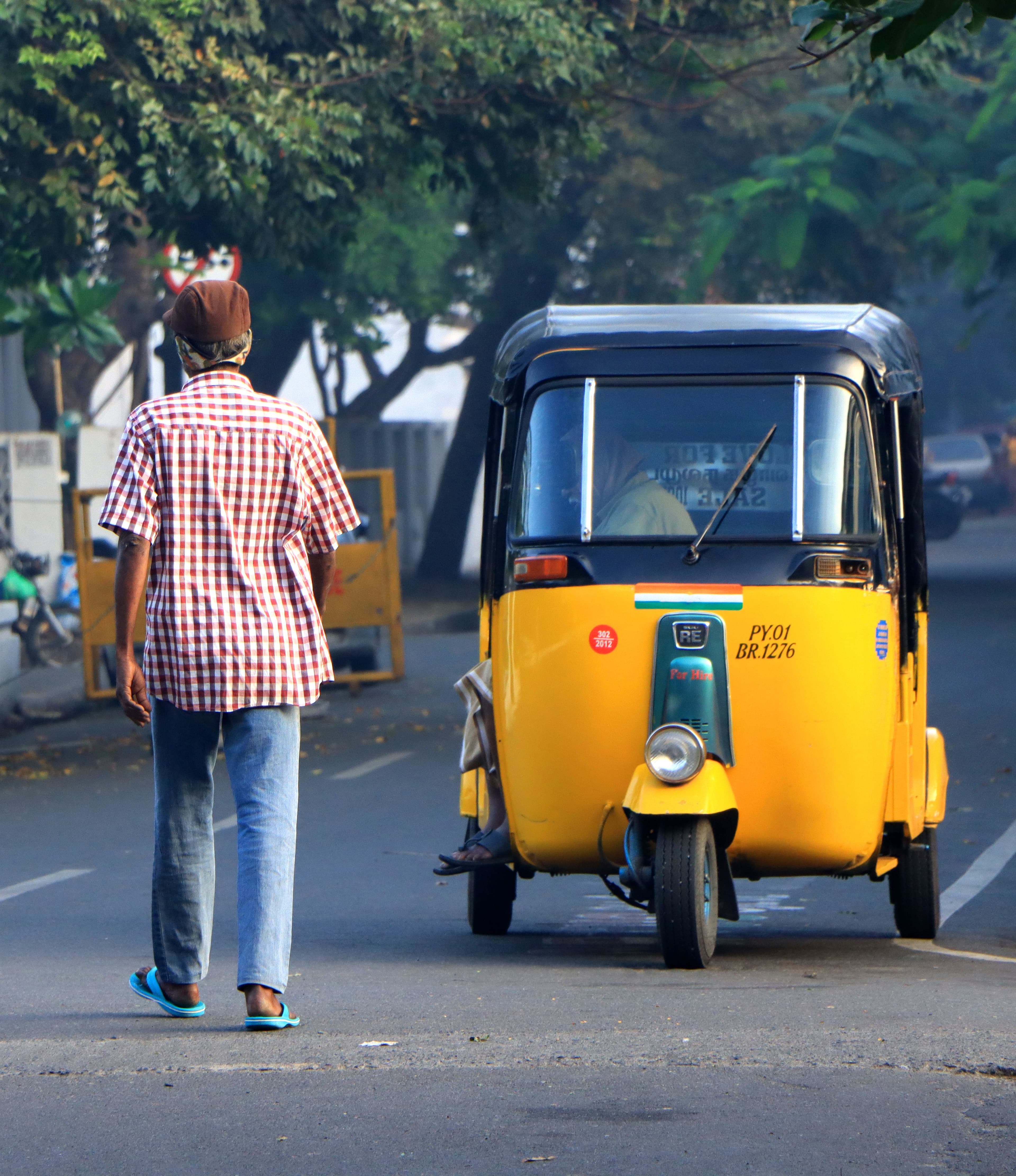 Auto-rickshaws in Pondicherry