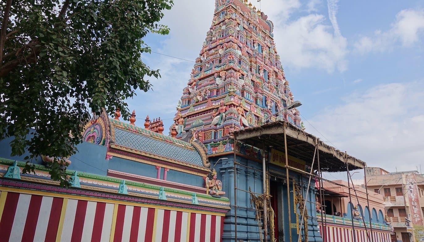Les temples du quartier tamoul
